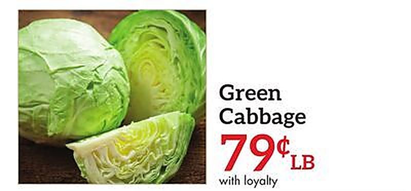 Green Cabbage - Needler's Fresh Market weekly ad deal