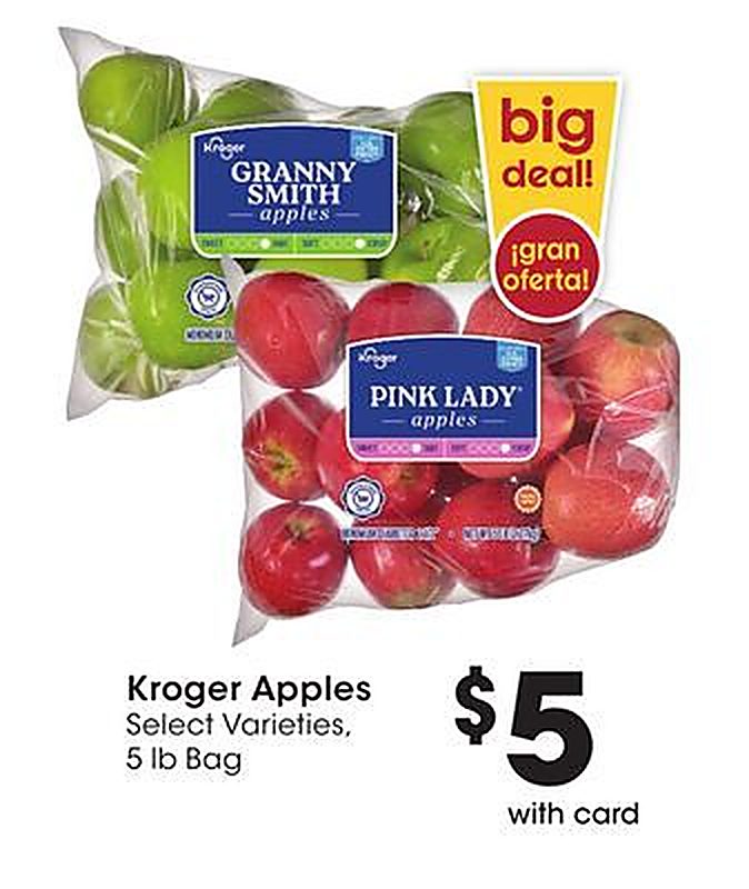Kroger Apples - Fry's Food Stores weekly ad deal