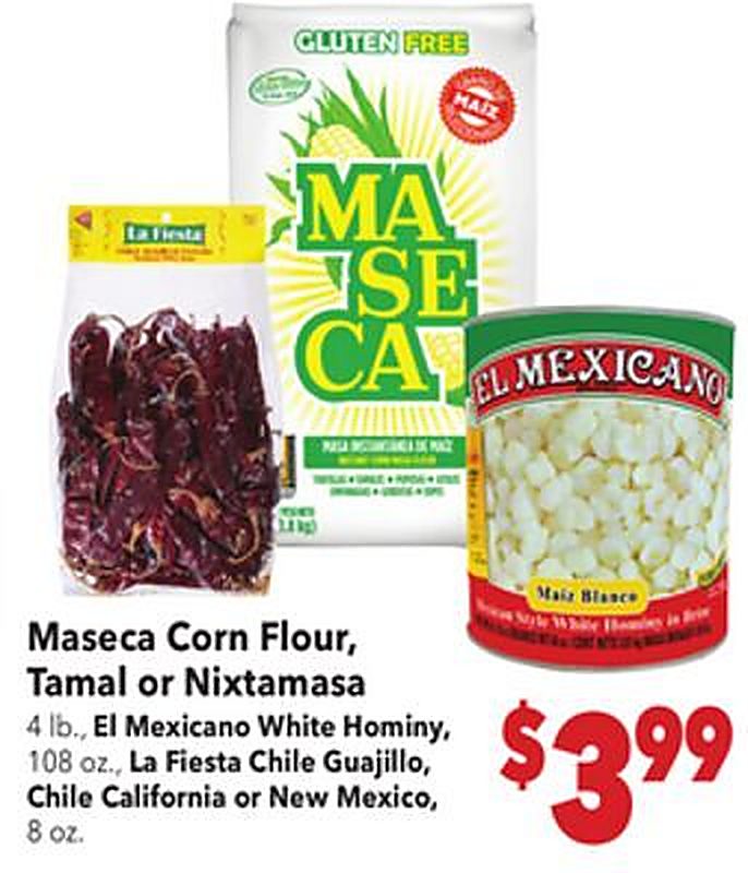 Maseca Corn Flour, Tamal or Nixtamasa - Vallarta Supermarkets weekly ad deal