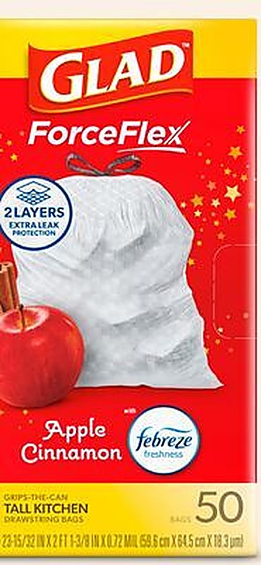 Glad Trash Bags - Apple Cinnamon - 13gal/50ct* - Target weekly ad deal