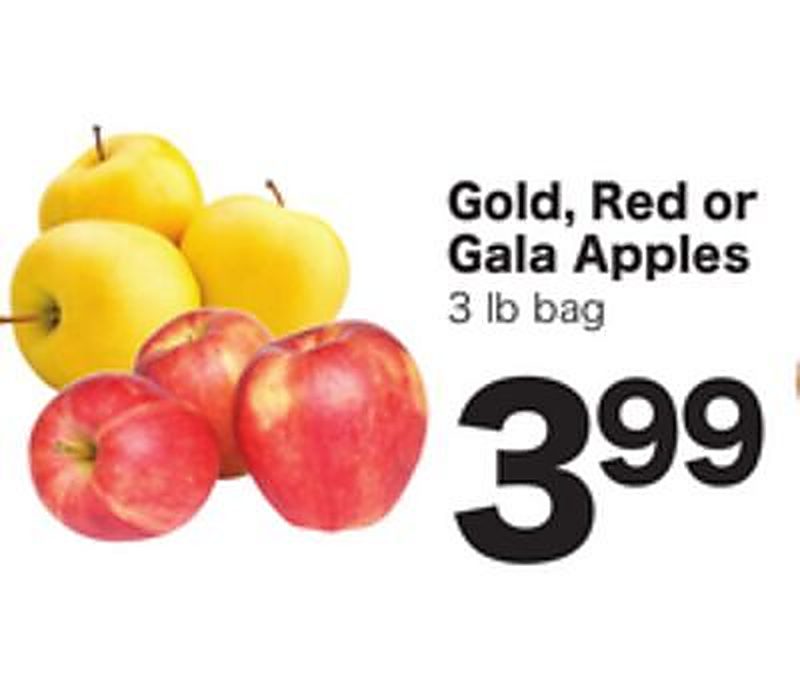 Gold, Red or Gala Apples - Shoppers Food weekly ad deal