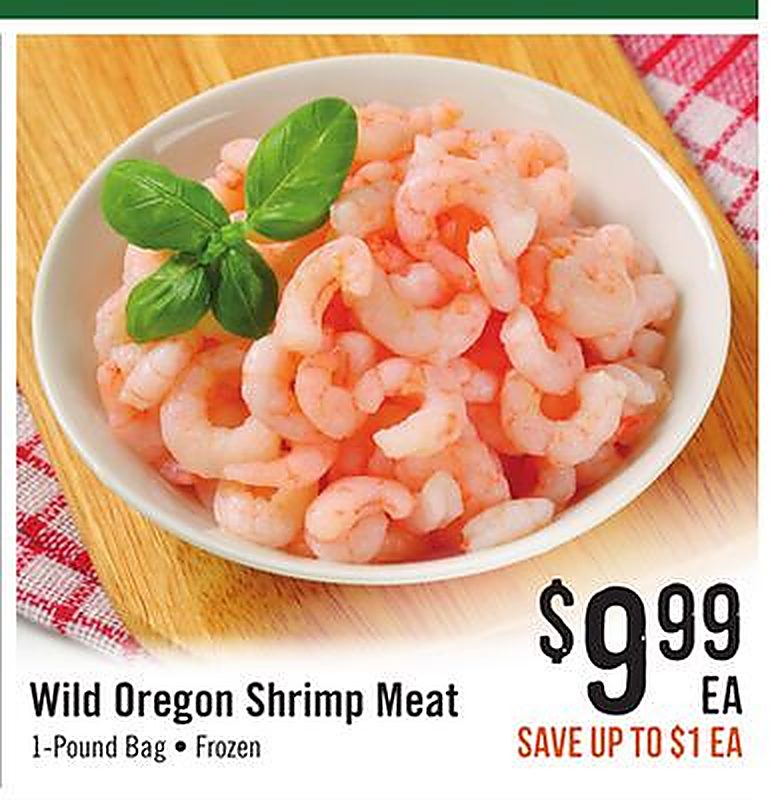 Wild Oregon Shrimp Meat - Haggen Food & Pharmacy weekly ad deal