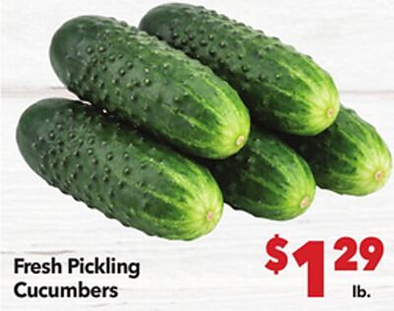 Fresh Pickling Cucumbers - Vallarta Supermarkets weekly ad deal
