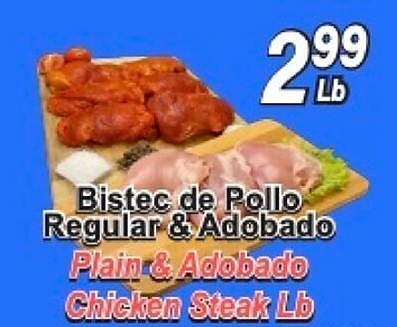 Chicken Steak Lb - El Mezquite Market weekly ad deal