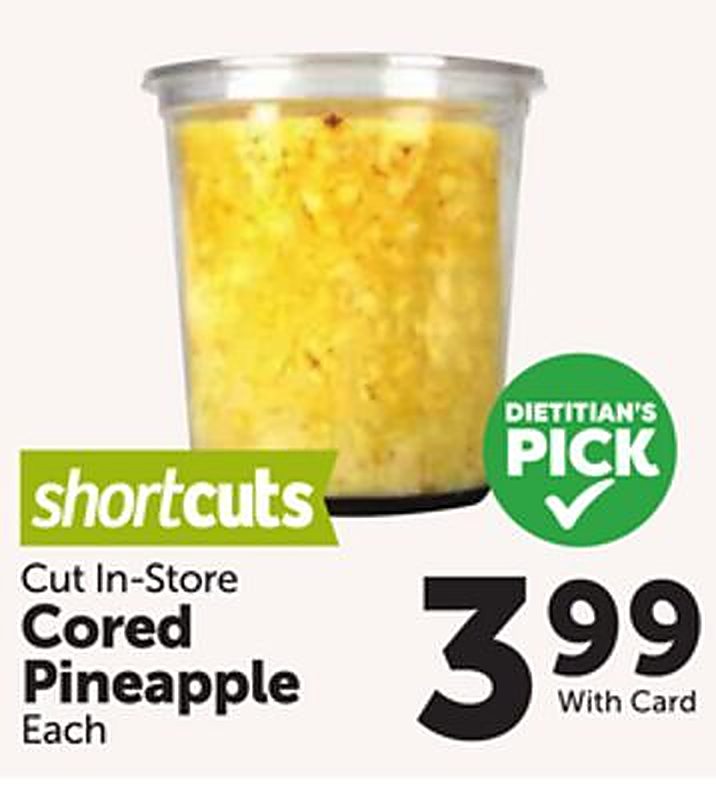 Cored Pineapple - Food City weekly ad deal