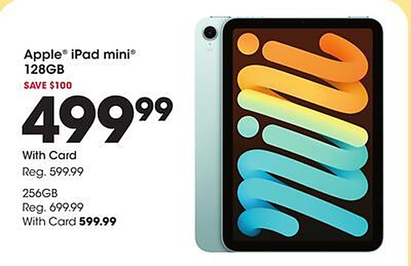 Apple® iPad mini® 128GB - Smith's Food and Drug weekly ad deal