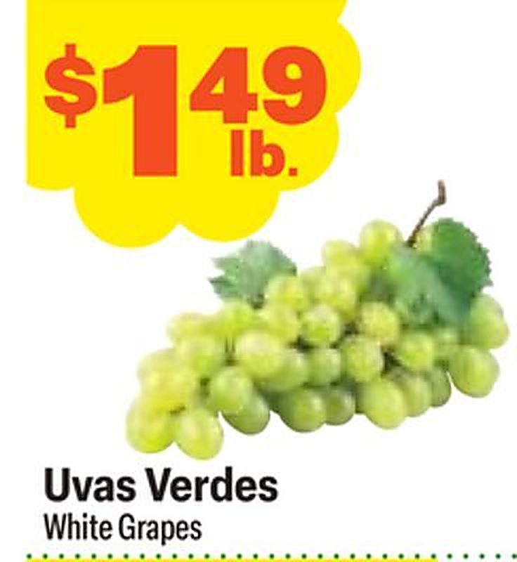 White Grapes - El Rio Grande weekly ad deal