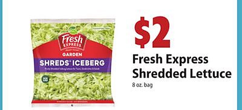 Fresh Express Shredded Lettuce - Festival Foods weekly ad deal