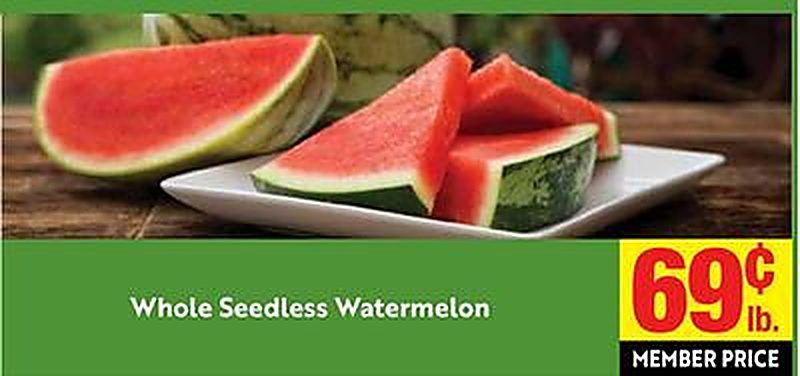 Whole Seedless Watermelon - Save Mart weekly ad deal