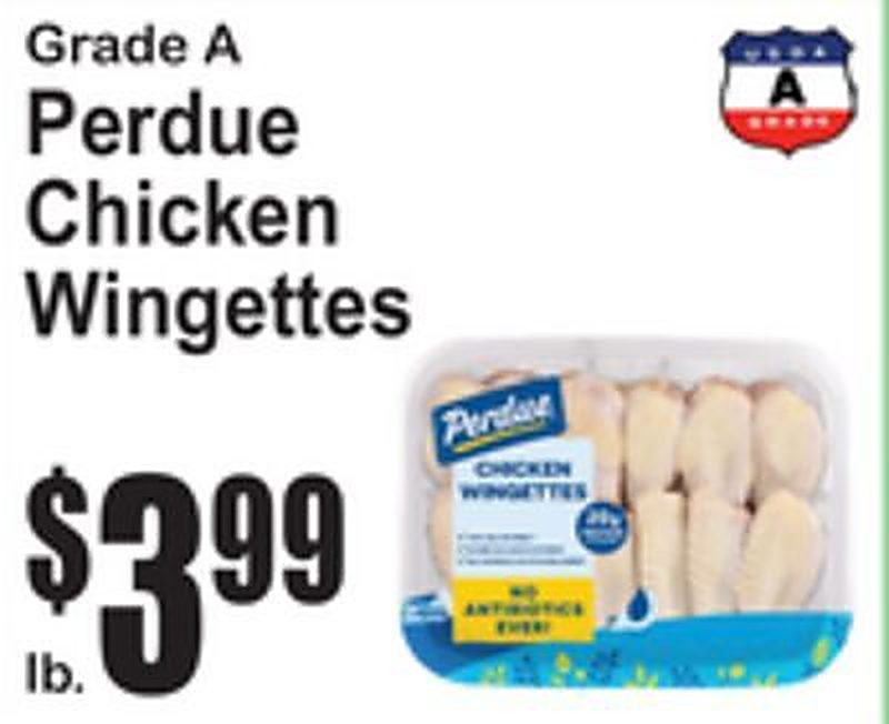 Perdue Chicken Wingettes - Superfresh weekly ad deal