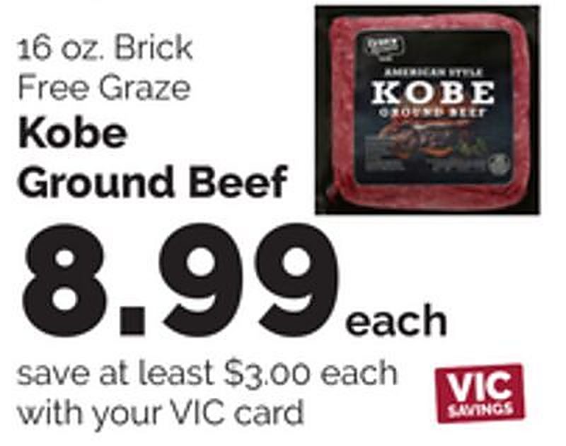 Kobe Ground Beef - Harris Teeter weekly ad deal