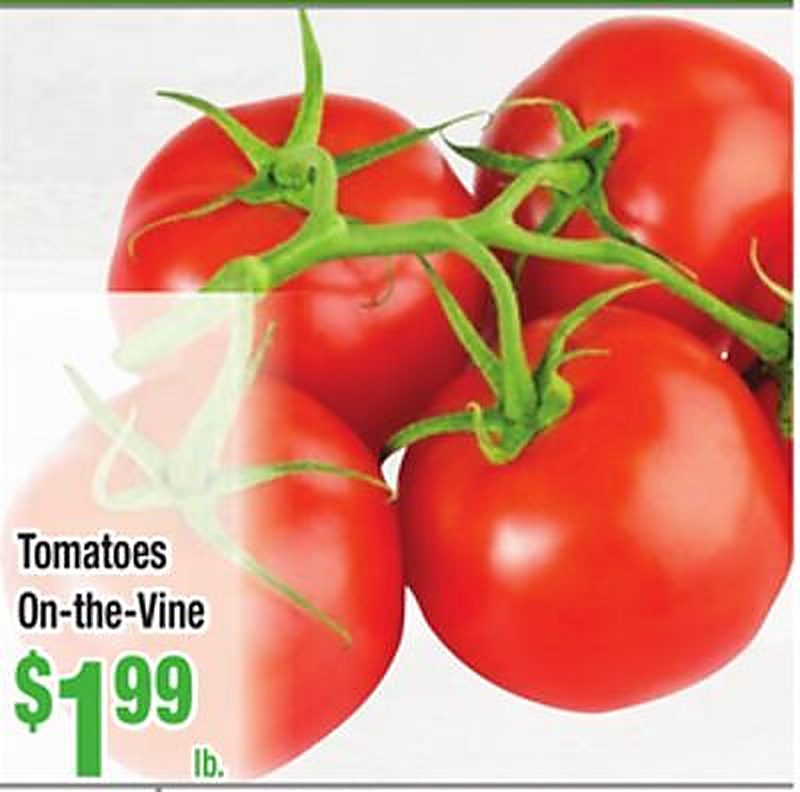 Tomatoes On-the-Vine - Food Pride Market weekly ad deal
