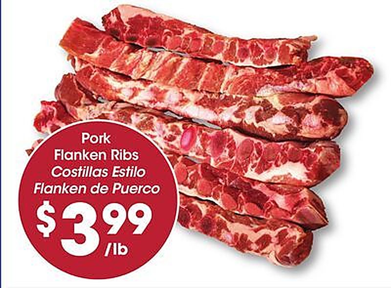 Pork Flanken Ribs - Foods Co weekly ad deal