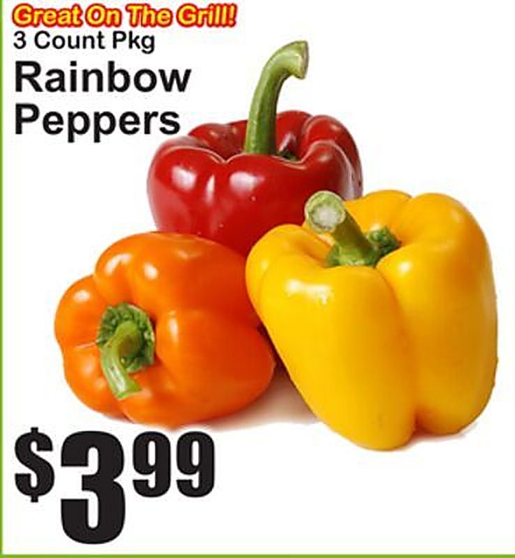 3 Count Pkg Rainbow Peppers - Superfresh weekly ad deal