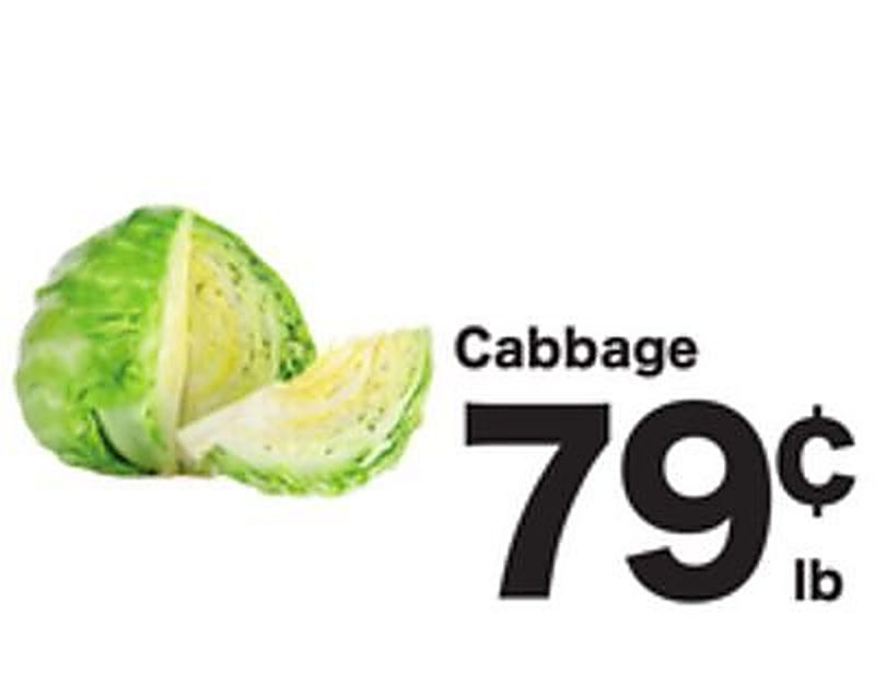 Cabbage - Shoppers Food weekly ad deal
