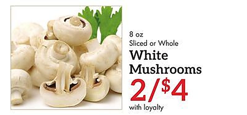 White Mushrooms - Remke Markets weekly ad deal