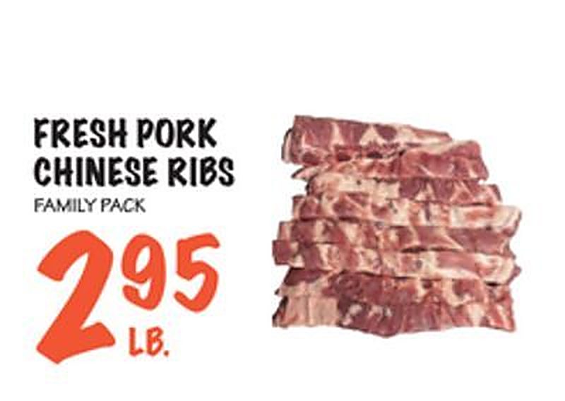 FRESH PORK CHINESE RIBS - Foodarama weekly ad deal