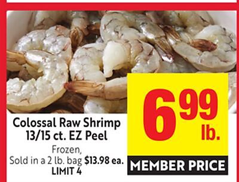 Colossal Raw Shrimp - Save Mart weekly ad deal