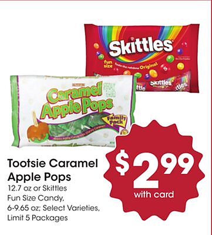 Tootsie Caramel Apple Pops - King Soopers weekly ad deal