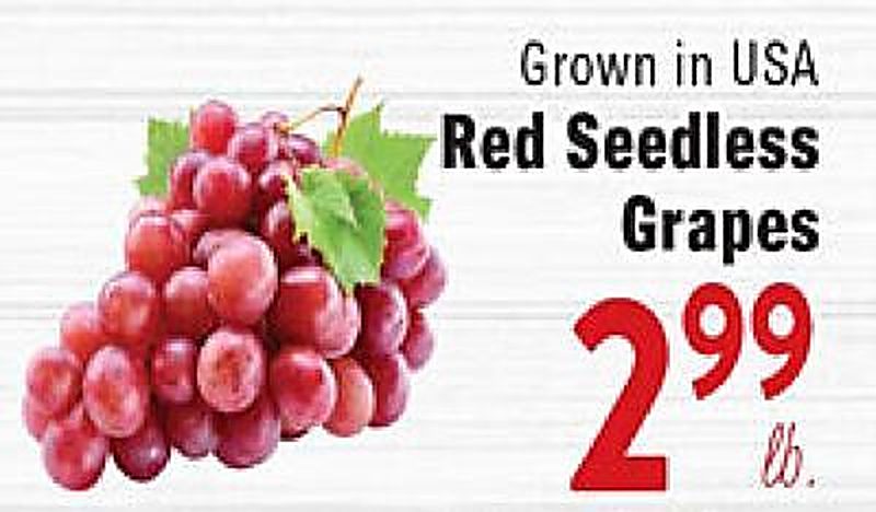 Red Seedless Grapes - Rio Valley Market weekly ad deal