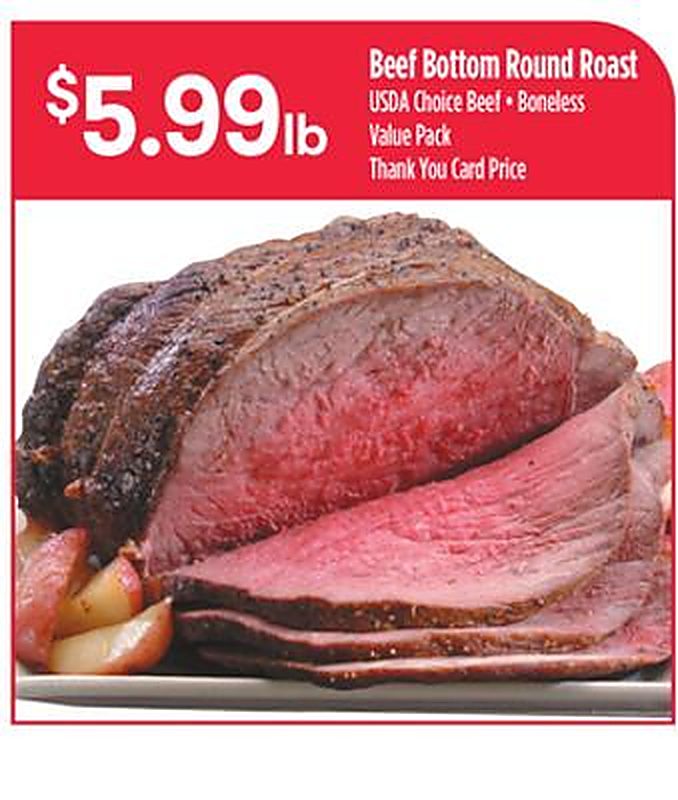 Beef Bottom Round Roast - Bashas weekly ad deal