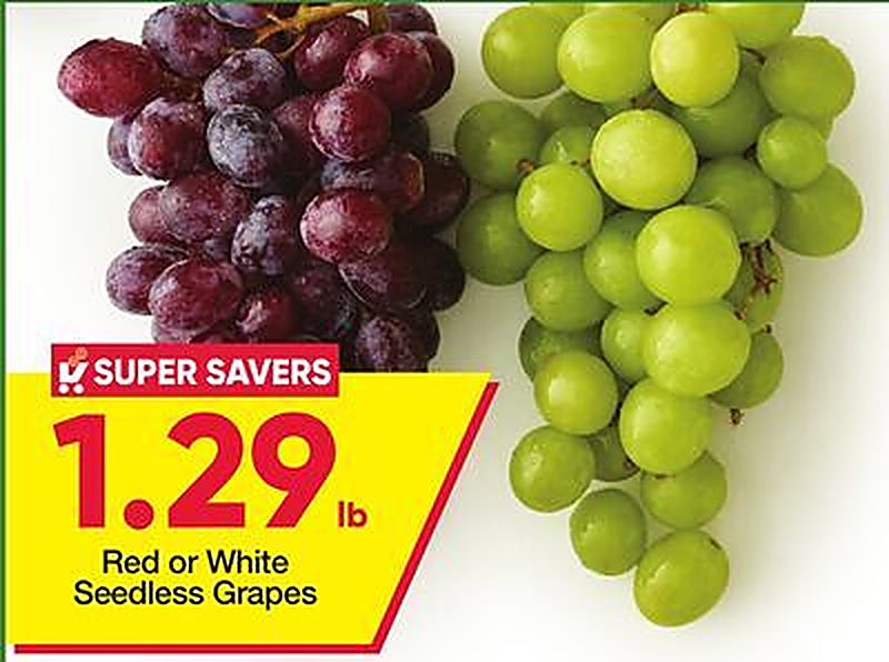 Red or White Seedless Grapes - Ruler Foods weekly ad deal