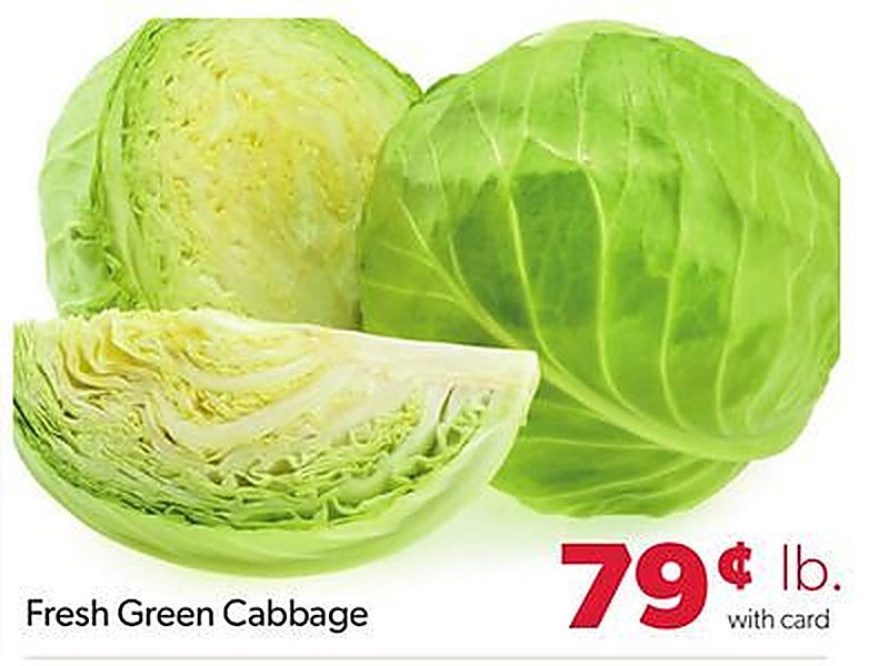 Fresh Green Cabbage - Family Fare weekly ad deal