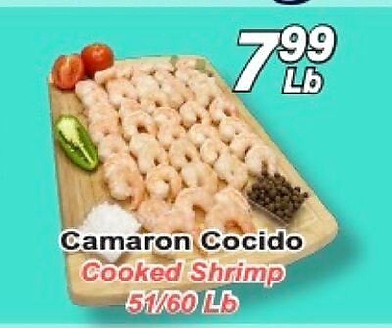 Cooked Shrimp - El Mezquite Market weekly ad deal
