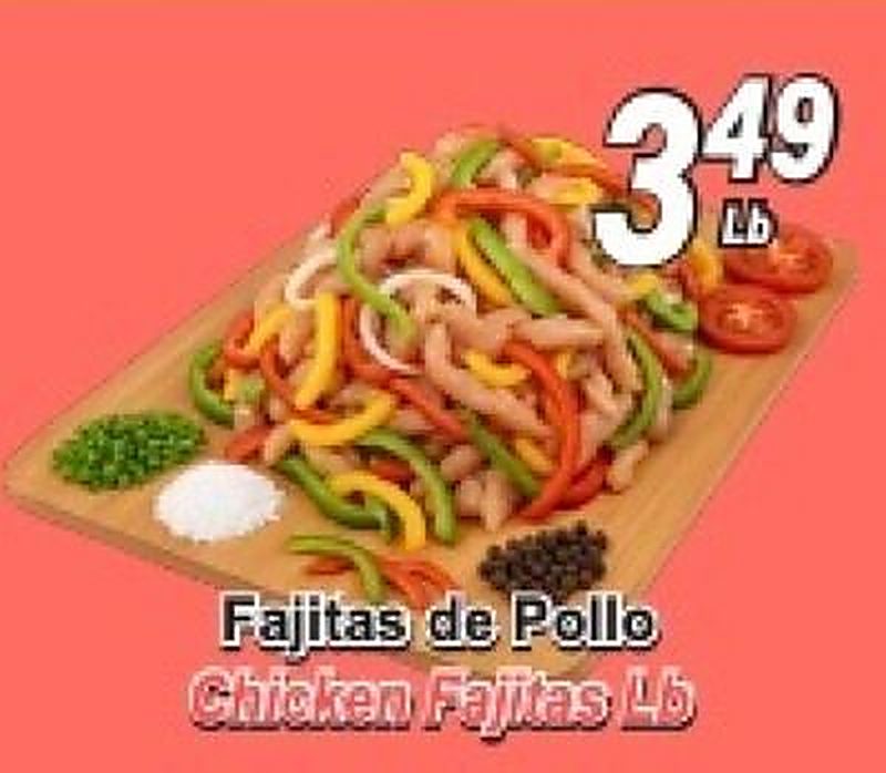 Chicken Fajitas Lb - El Mezquite Market weekly ad deal