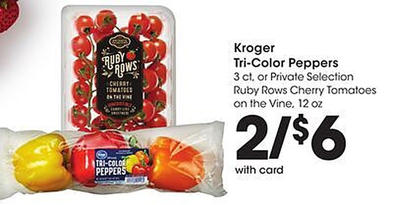 Kroger Tri-Color Peppers - Ralphs weekly ad deal