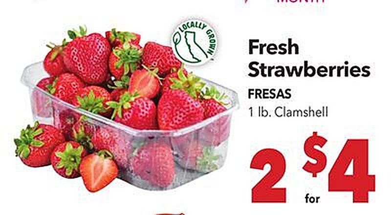 Fresh Strawberries / FRESAS - Vallarta Supermarkets weekly ad deal