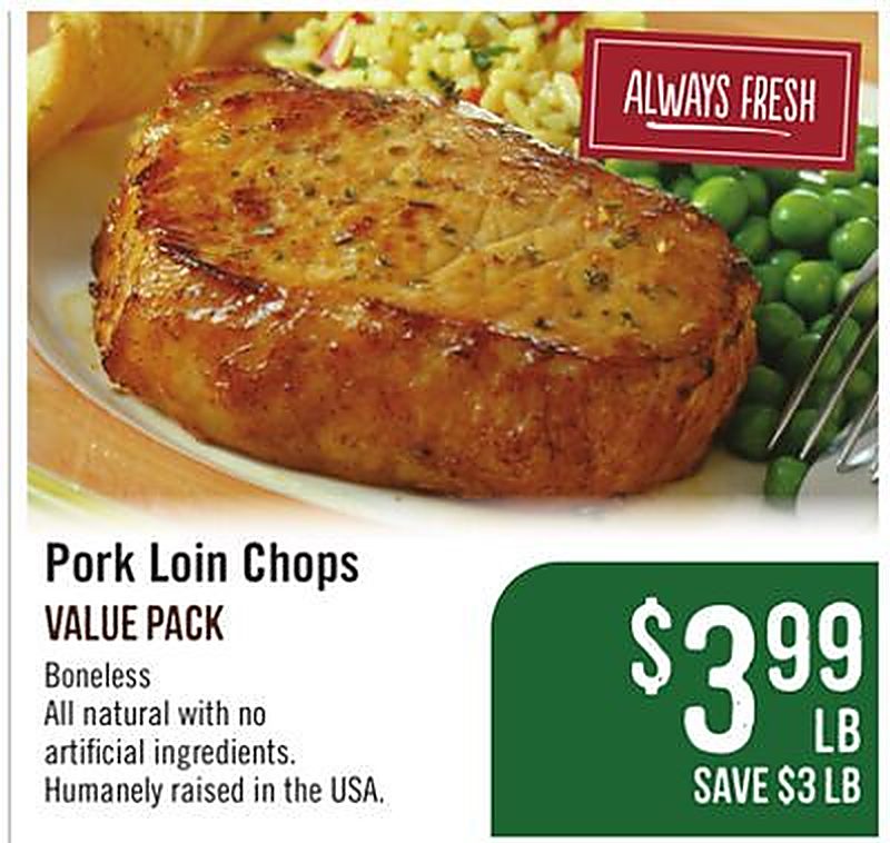 Pork Loin Chops - Haggen Food & Pharmacy weekly ad deal