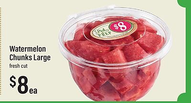 Watermelon Chunks Large - Lowes Foods weekly ad deal