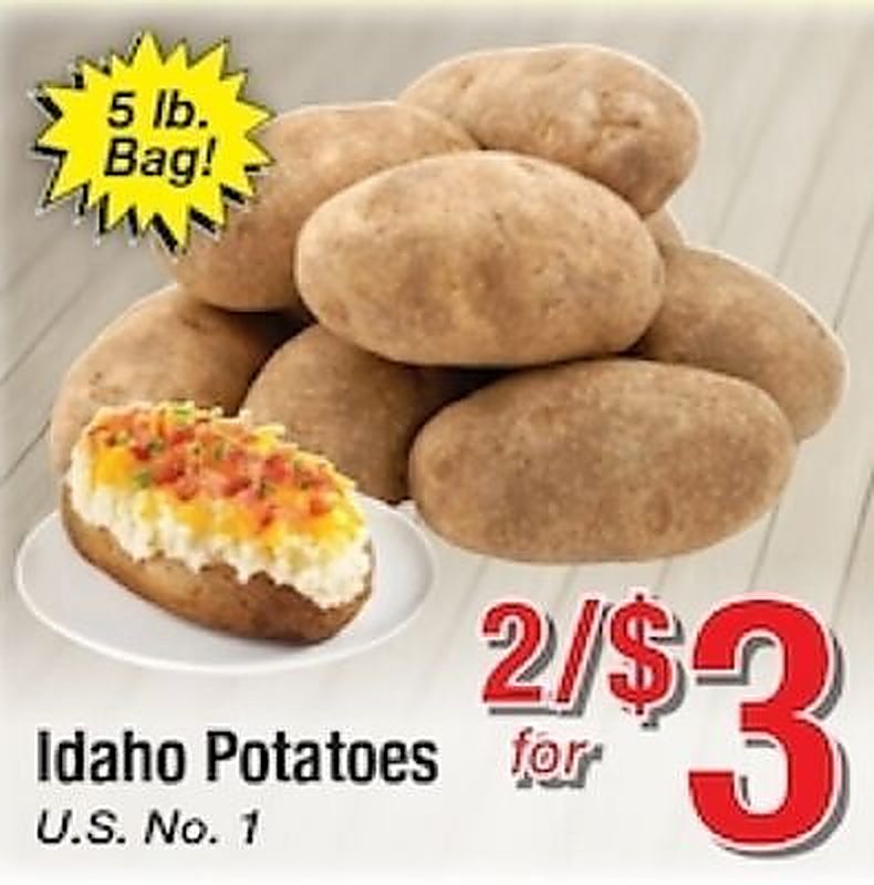 Idaho Potatoes - Harvest Foods weekly ad deal