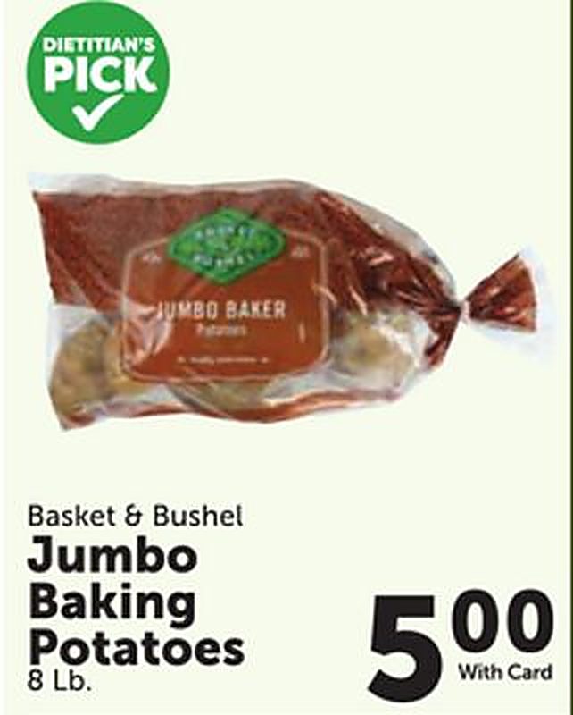 Basket & Bushel Jumbo Baking Potatoes - Food City weekly ad deal