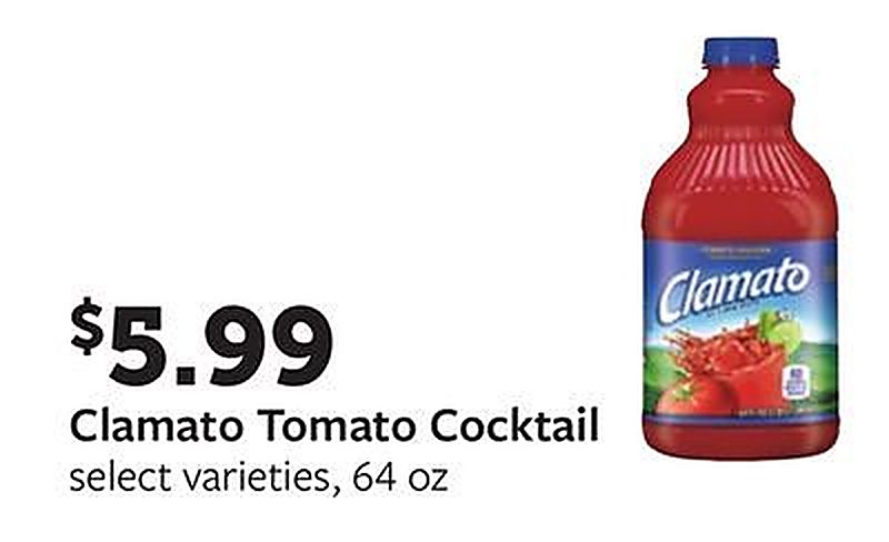 Clamato Tomato Cocktail - Fareway Meat and Grocery weekly ad deal