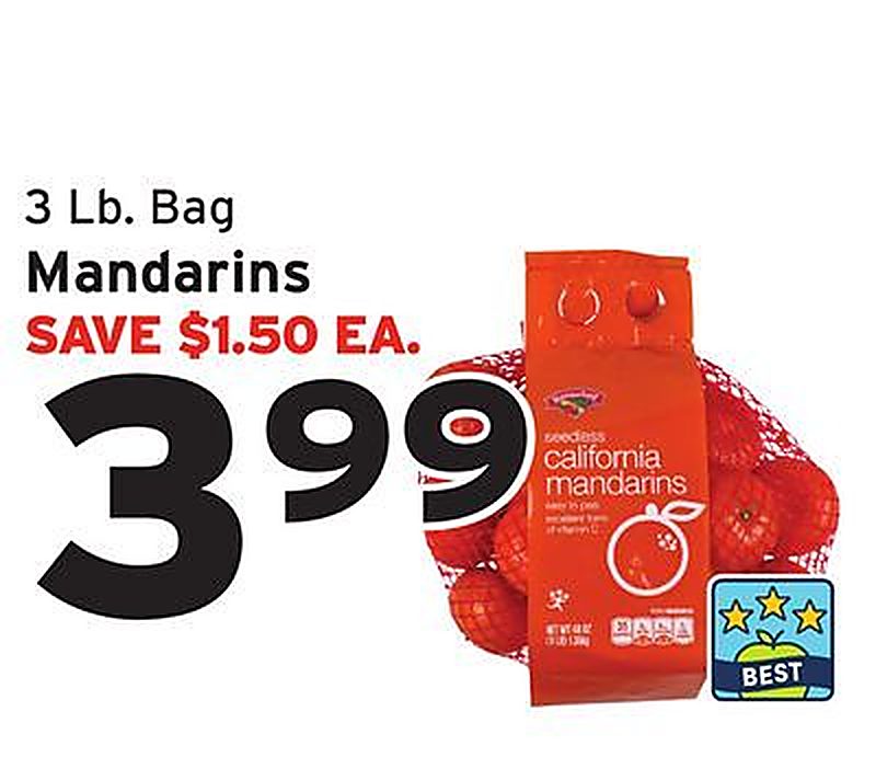 Mandarins - Hannaford weekly ad deal