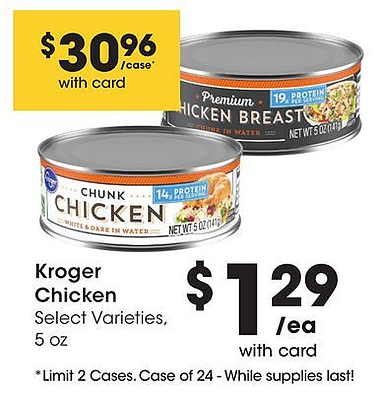 Kroger Chicken - Smith's Food and Drug weekly ad deal