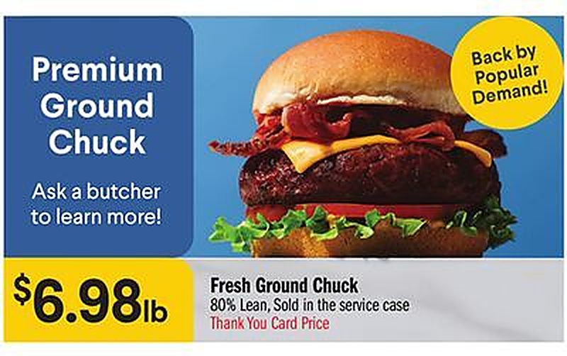 Fresh Ground Chuck - Bashas weekly ad deal