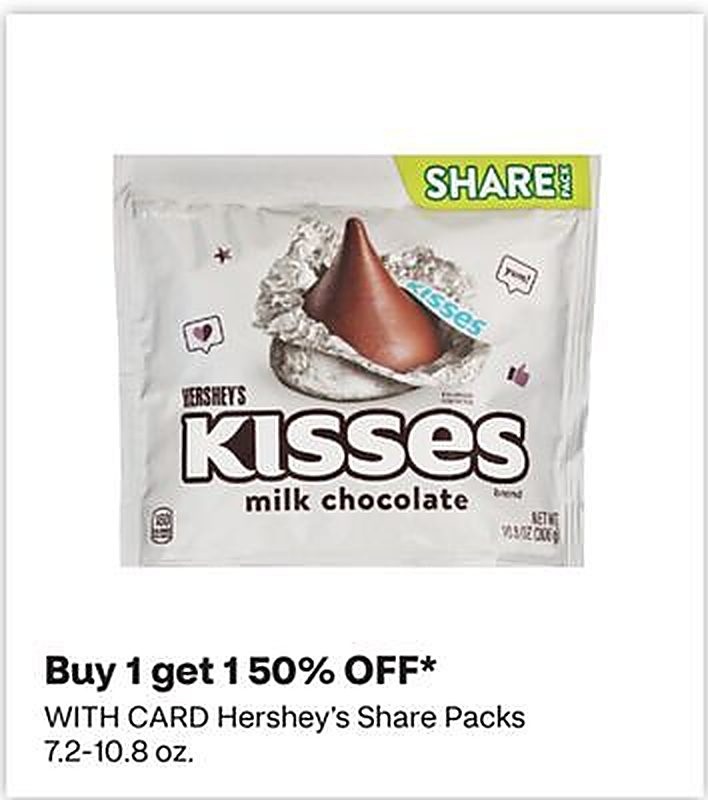 Hershey's Share Packs 7.2-10.8 oz.