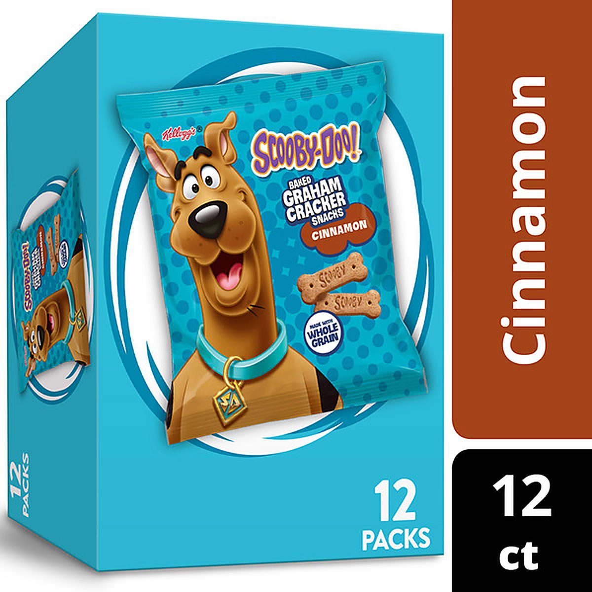 SCOOBY-DOO Cinnamon Baked Graham Cracker Snacks