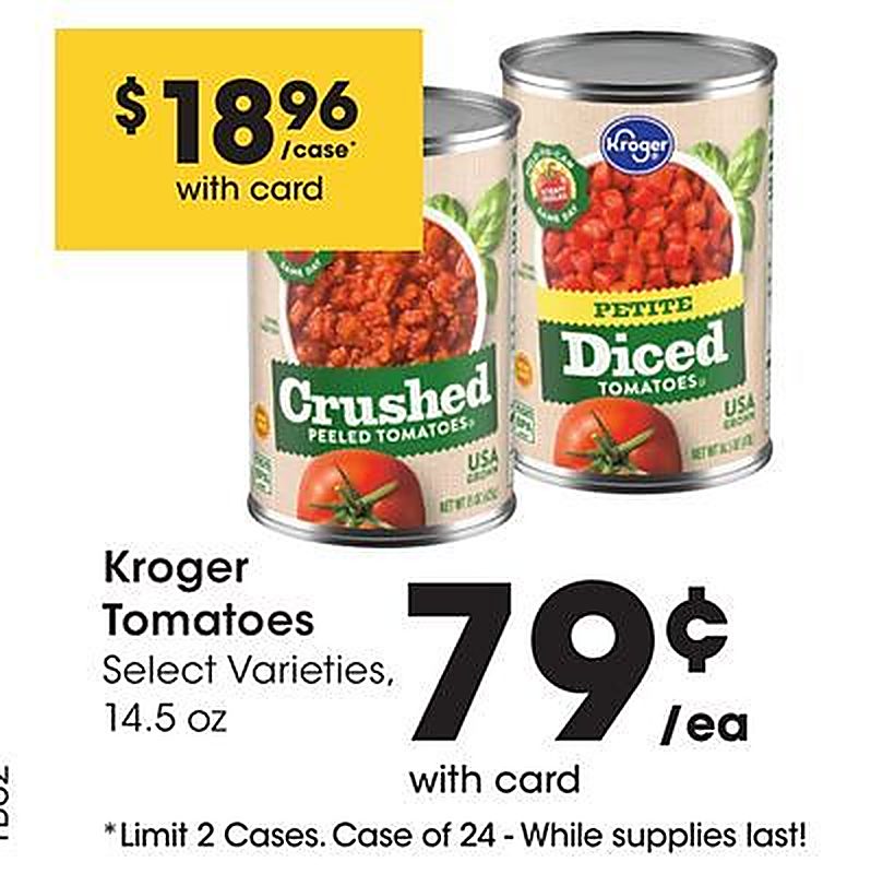 Kroger Tomatoes - Smith's Food and Drug weekly ad deal