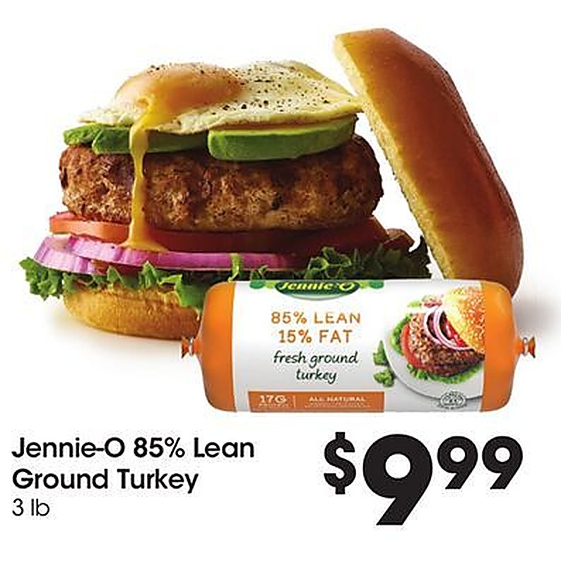 Jennie-O 85% Lean Ground Turkey - Foods Co weekly ad deal