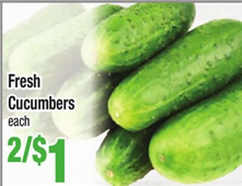 Fresh Cucumbers - Food Pride Market weekly ad deal