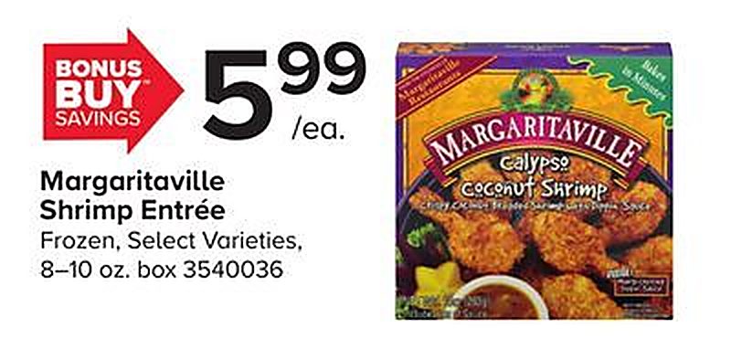 Margaritaville Shrimp Entrée - Giant Food Stores weekly ad deal