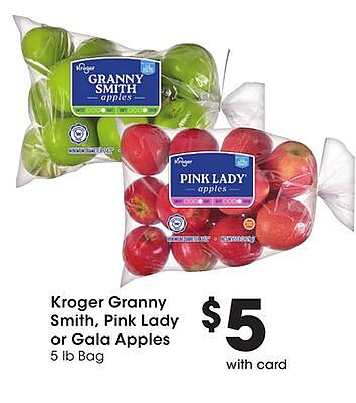 Kroger Granny Smith, Pink Lady or Gala Apples - Marianos weekly ad deal