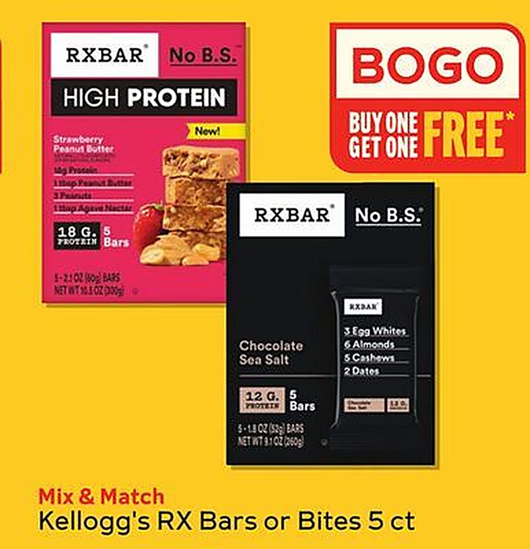 Kellogg's RX Bars or Bites