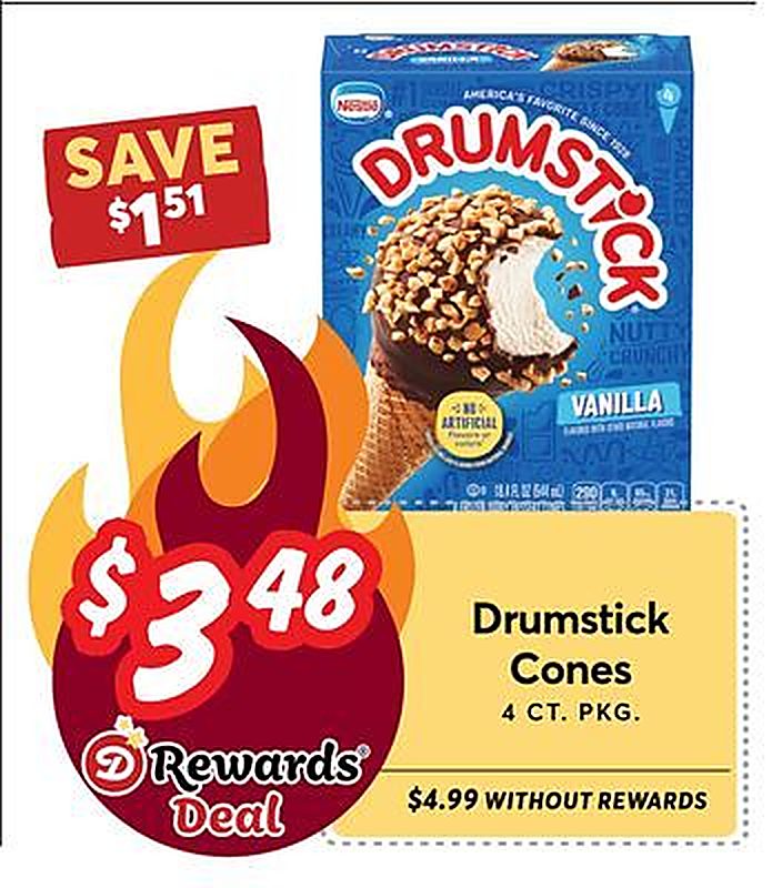 Drumstick Cones - Dierbergs weekly ad deal