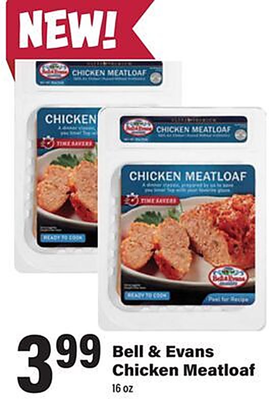 Bell & Evans Chicken Meatloaf - Big Y weekly ad deal