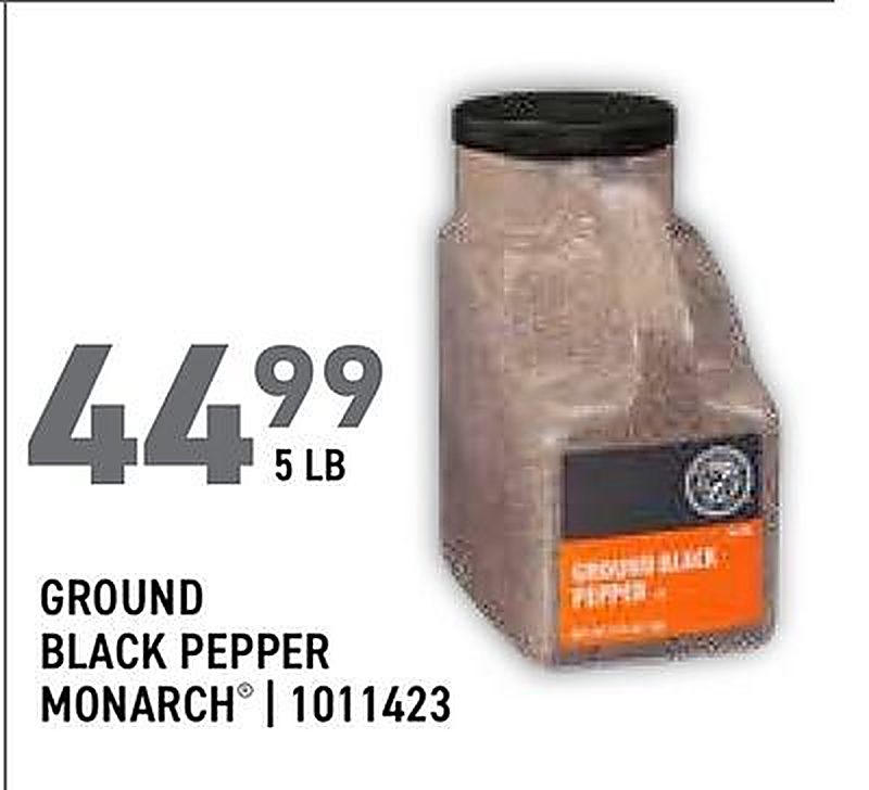 GROUND BLACK PEPPER - US Foods CHEF'STORE weekly ad deal